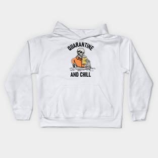 Quarantine and Chill Kids Hoodie